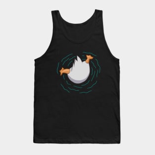 Swimming Duck Upside Down Tank Top